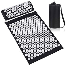 Load image into Gallery viewer, Acupressure Mat Massage Yoga Mat Massager Cushion Kuznetsov's applicator Back Pain Relief Needle Pad Accupressure Mat Pillow Set