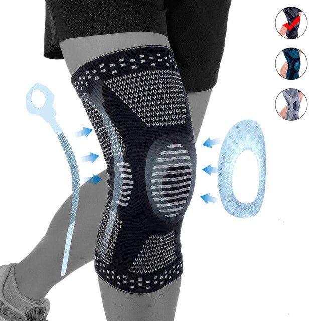 1PCS Knee Brace Compression Sleeve - Knee Braces Knee Support for Arthritis, Meniscus Tear, Joint Pain Relief & Sport