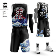 Load image into Gallery viewer, DC Joker Vest basketball jersey Outfit funny Cartoon Sportswear Customized for team Sports Uniforms Training men kid dpoy Brand
