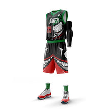 Load image into Gallery viewer, DC Joker Vest basketball jersey Outfit funny Cartoon Sportswear Customized for team Sports Uniforms Training men kid dpoy Brand
