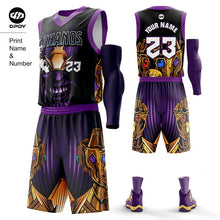 Load image into Gallery viewer, DC Joker Vest basketball jersey Outfit funny Cartoon Sportswear Customized for team Sports Uniforms Training men kid dpoy Brand
