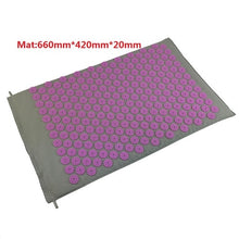 Load image into Gallery viewer, Massager Cushion Massage Yoga Mat Acupressure Relieve Stress Back Body Pain Spike Mat Acupuncture Yoga Mat for women with Pillow
