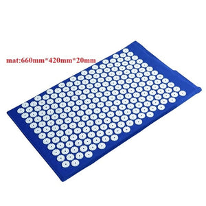 Massager Cushion Massage Yoga Mat Acupressure Relieve Stress Back Body Pain Spike Mat Acupuncture Yoga Mat for women with Pillow