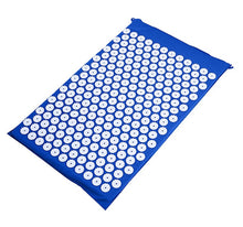 Load image into Gallery viewer, Yoga Massage Mat Acupressure Mat for Back Neck Pain Relief Sensi Acupuncture Mat Pillow Set Kuznetsov applicator Eco Pranamat
