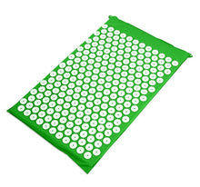 Load image into Gallery viewer, Yoga Massage Mat Acupressure Mat for Back Neck Pain Relief Sensi Acupuncture Mat Pillow Set Kuznetsov applicator Eco Pranamat
