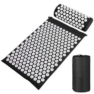 Yoga Massage Mat Acupressure Mat for Back Neck Pain Relief Sensi Acupuncture Mat Pillow Set Kuznetsov applicator Eco Pranamat