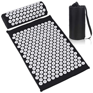 Acupressure Mat Massage Yoga Mat Massager Cushion Kuznetsov's applicator Back Pain Relief Needle Pad Accupressure Mat Pillow Set