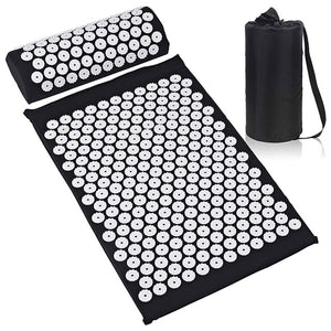 Acupressure Mat Massage Yoga Mat Massager Cushion Kuznetsov's applicator Back Pain Relief Needle Pad Accupressure Mat Pillow Set