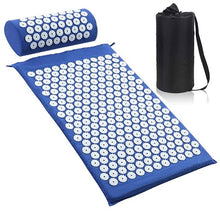 Load image into Gallery viewer, Acupressure Mat Massage Yoga Mat Massager Cushion Kuznetsov&#39;s applicator Back Pain Relief Needle Pad Accupressure Mat Pillow Set
