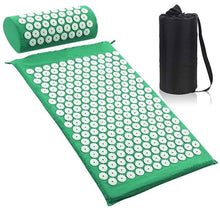 Load image into Gallery viewer, Acupressure Mat Massage Yoga Mat Massager Cushion Kuznetsov&#39;s applicator Back Pain Relief Needle Pad Accupressure Mat Pillow Set
